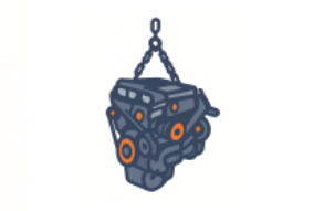 ENGINE WITH TRANSMISSION