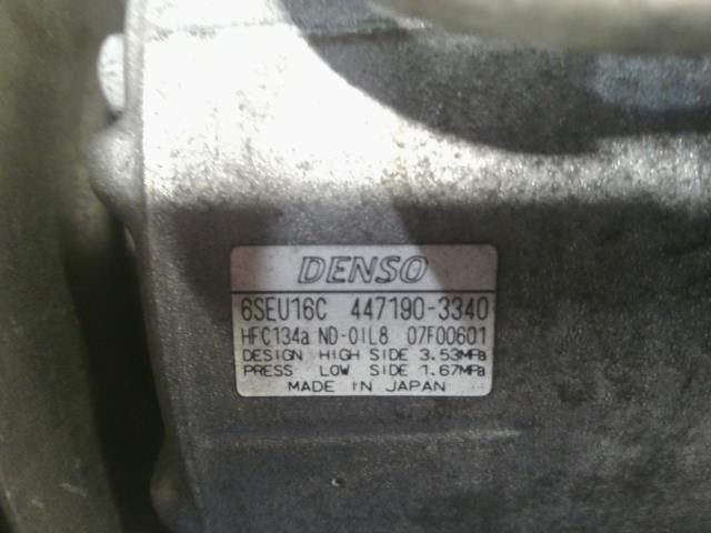 [A/C COMPRESSOR]TOYOTA ALPHARD HYBRID ATH10W 2AZ-FXE AT 4WD #0BD3253172602