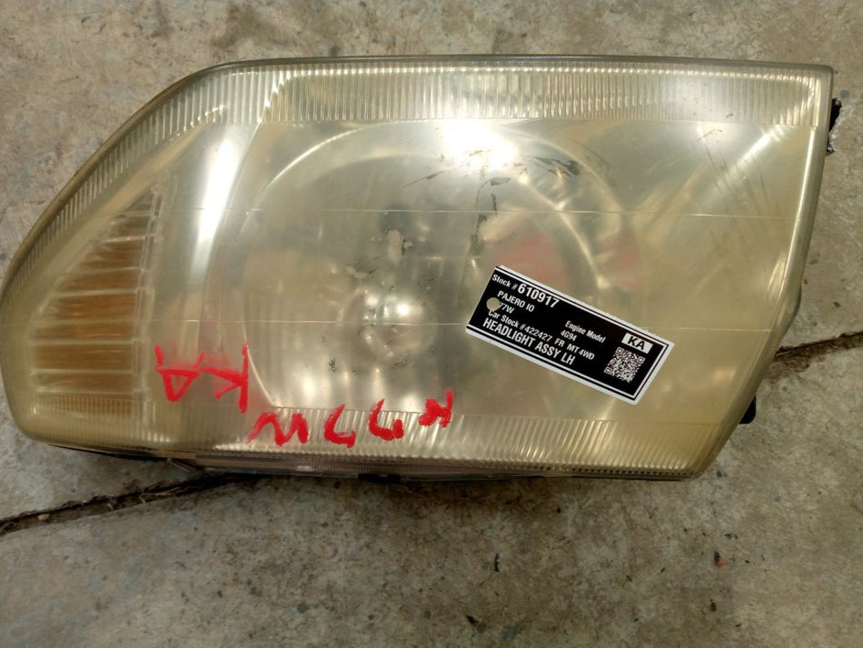 [HEADLIGHT ASSY LH]MITSUBISHI PAJERO IO H77W 2001 4G94 FR MT 4WD #0003243610917
