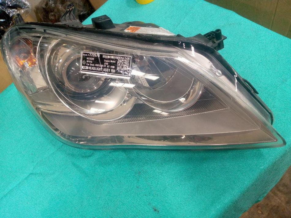 [HEADLIGHT ASSY RH]SUZUKI KIZASHI RF91S 2014 J24B FF AT 4WD #000324B772670