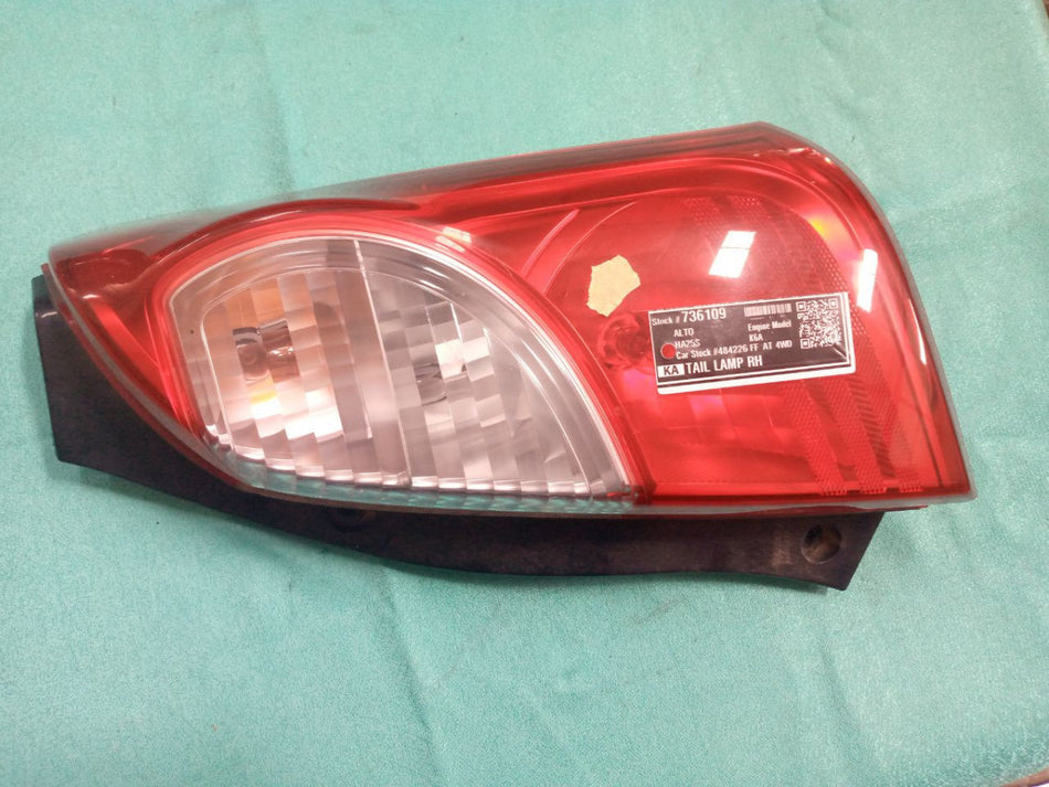[TAIL LAMP RH]SUZUKI ALTO HA25S 2011 K6A FF AT 4WD #0003249736109