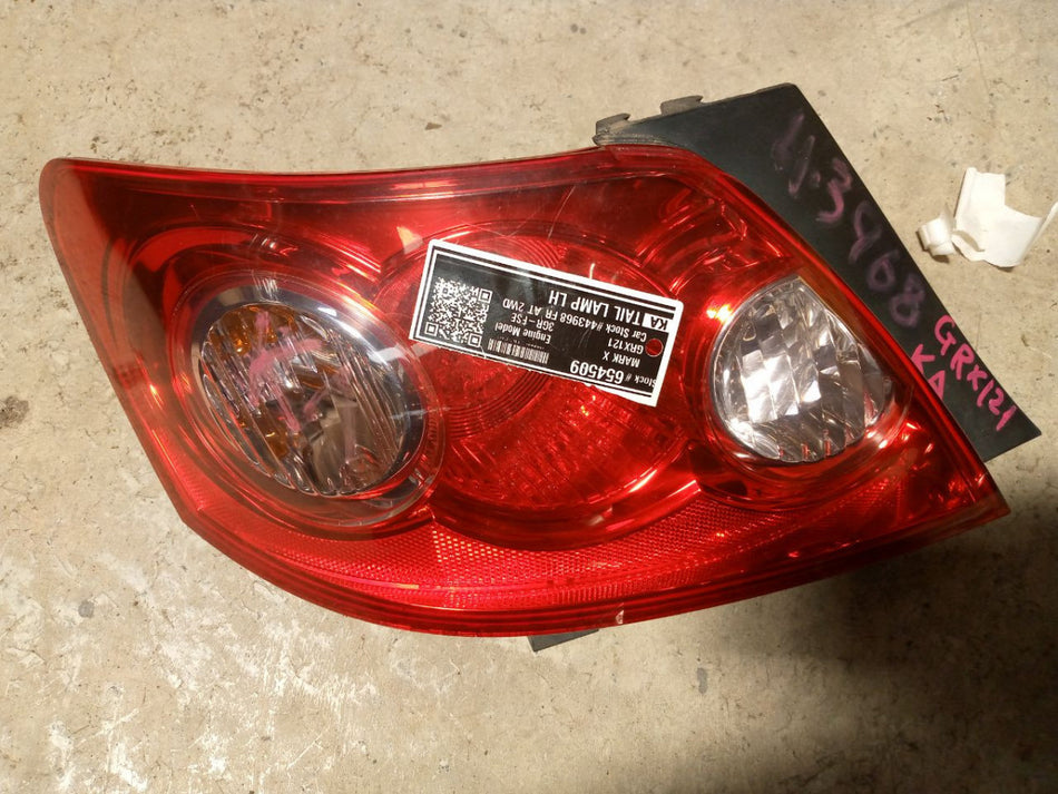 [TAIL LAMP LH]TOYOTA MARK X GRX121 2004 3GR-FSE FR AT 2WD #0003244654509