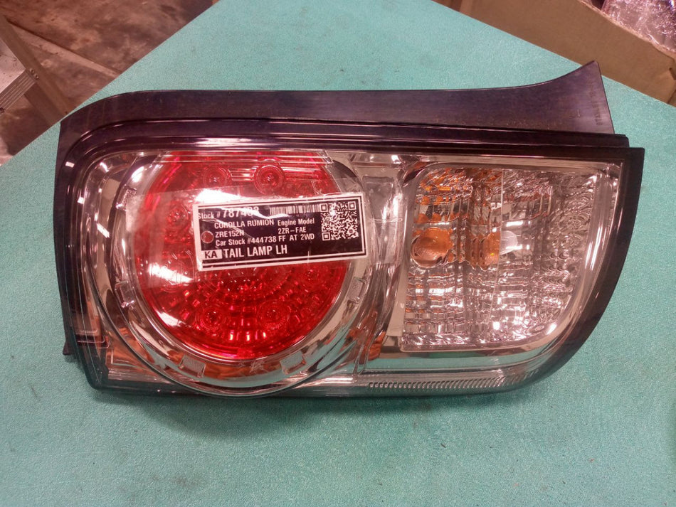 [TAIL LAMP LH]TOYOTA COROLLA RUMION ZRE152N 2010 2ZR-FAE FF AT 2WD #000324B787433