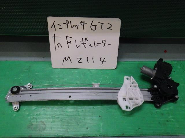 [F DOOR REGULATOR RH]SUBARU IMPREZA SPORTS GT2 FB16 AT 2WD #0EV3253000664