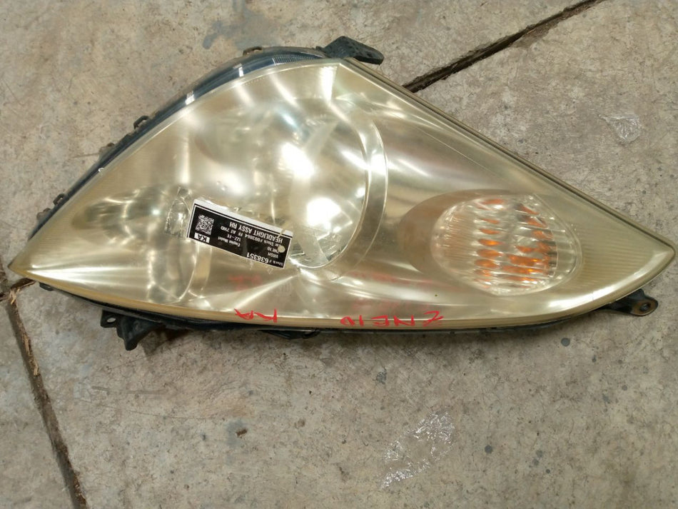 [HEADLIGHT ASSY RH]TOYOTA WISH ZNE10 2005 1ZZ-FE FF AT 2WD #0003244638351