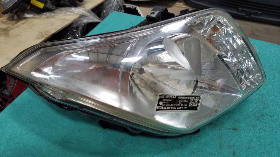 [HEADLIGHT ASSY LH]SUZUKI WAGON R MH23S 2012 K6A FF AT 2WD #000324C802614