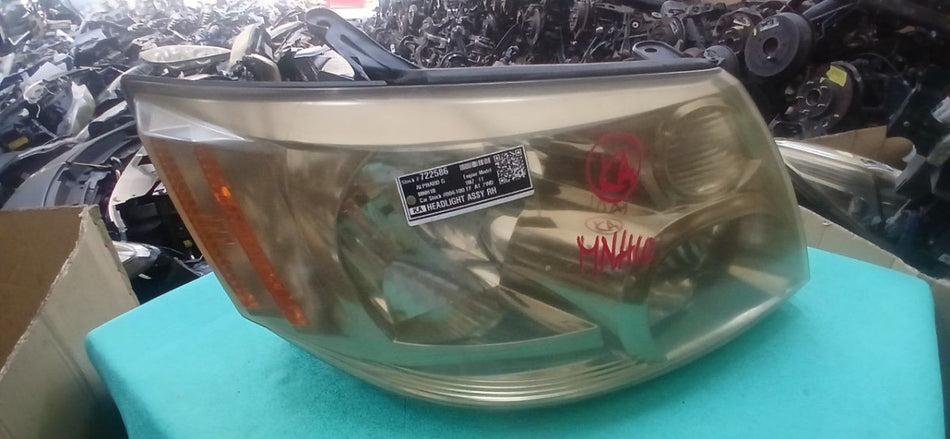 [HEADLIGHT ASSY RH]TOYOTA ALPHARD G MNH10W 2003 1MZ-FE FF AT 2WD #0003248722586