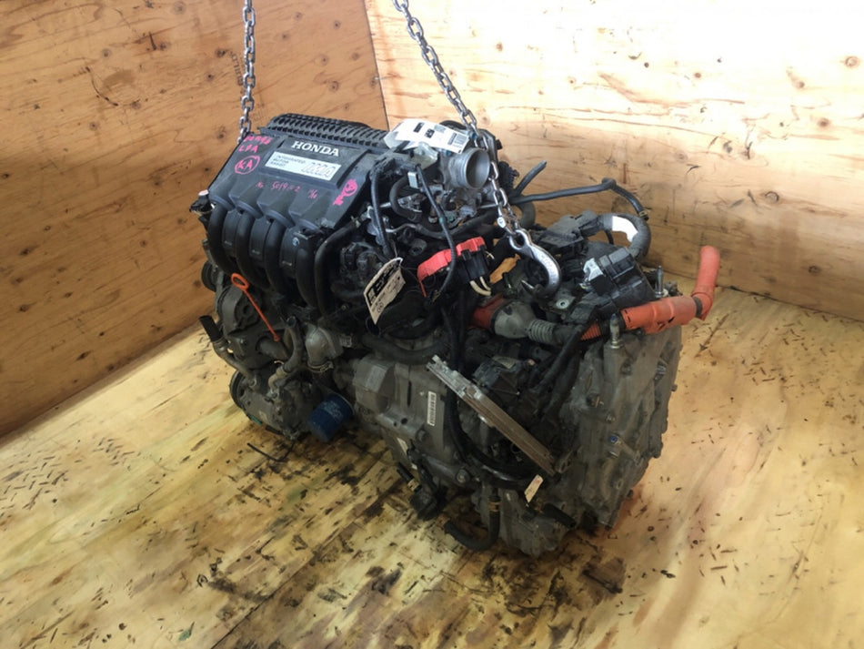 [USED ENGINE]HONDA FIT HYBRID GP1 2010 LDA FF AT 2WD #000323B540637
