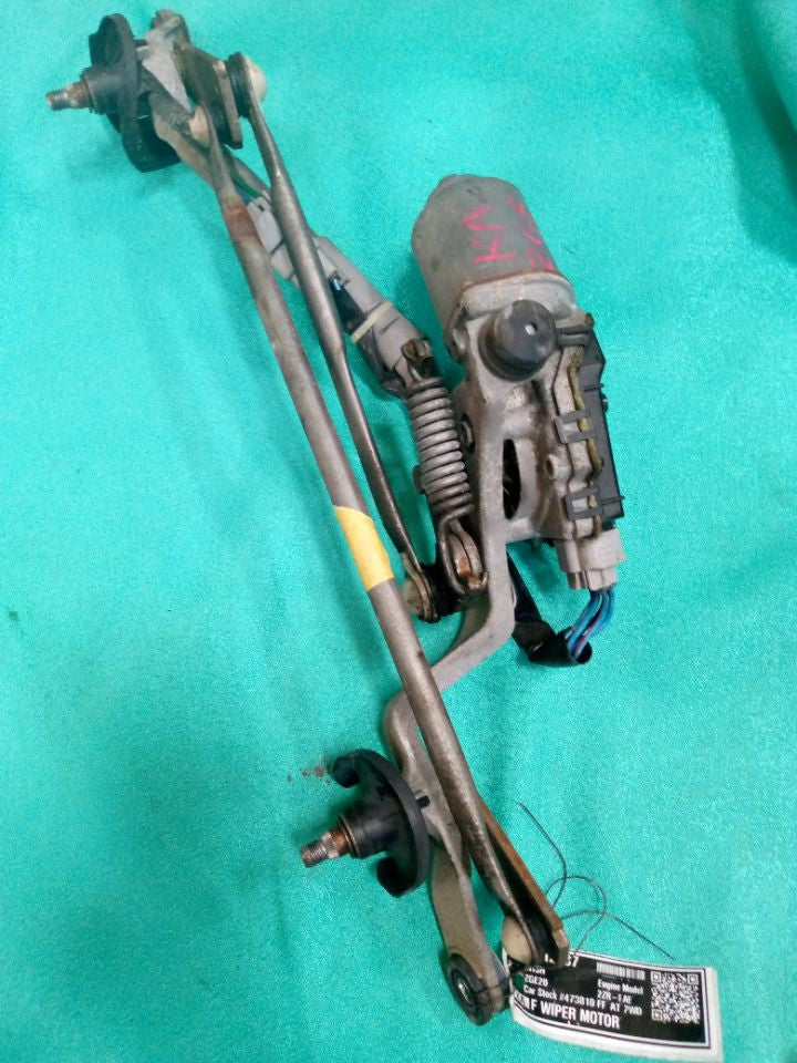 [F WIPER MOTOR]TOYOTA WISH ZGE20 2011 2ZR-FAE FF AT 2WD #0003247712237