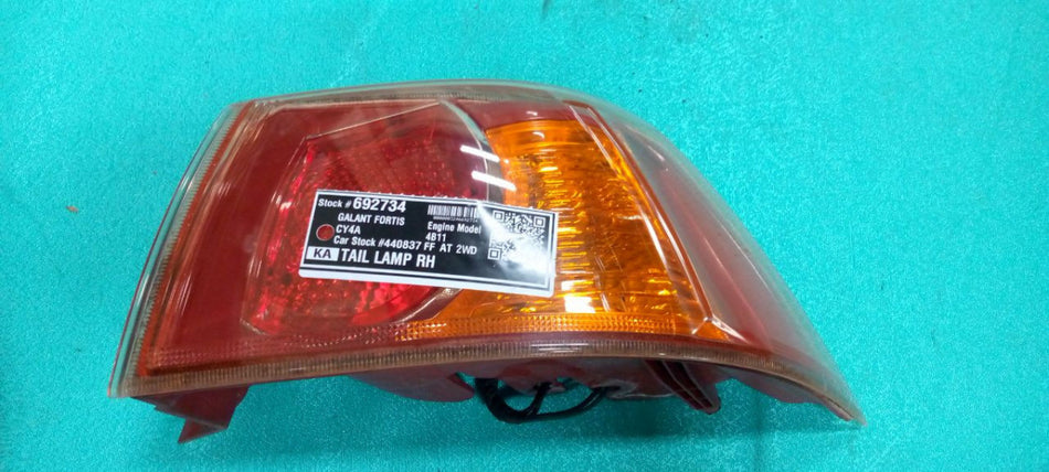 [TAIL LAMP RH]MITSUBISHI GALANT FORTIS CY4A 2007 4B11 FF AT 2WD #0003246692734