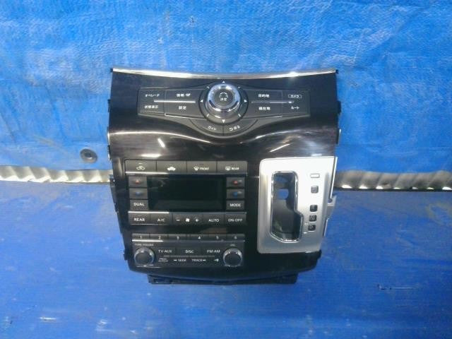 [AIR CONDITIONER PANEL]NISSAN ELGRAND TE52 QR25DE AT 2WD #0BD3253172556
