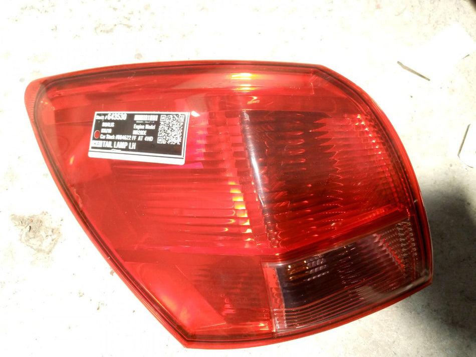 [TAIL LAMP LH]NISSAN DUALIS KNJ10 2011 MR20DE FF AT 4WD #0003244643530