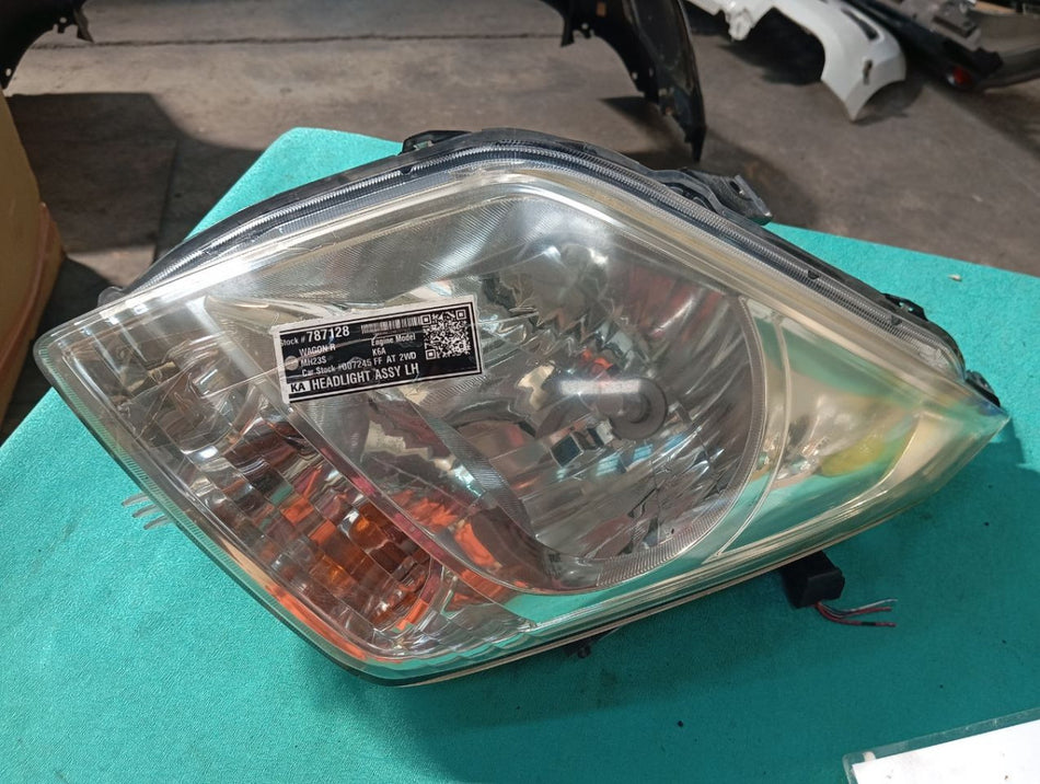 [HEADLIGHT ASSY LH]SUZUKI WAGON R MH23S K6A FF AT 2WD #000324B787128