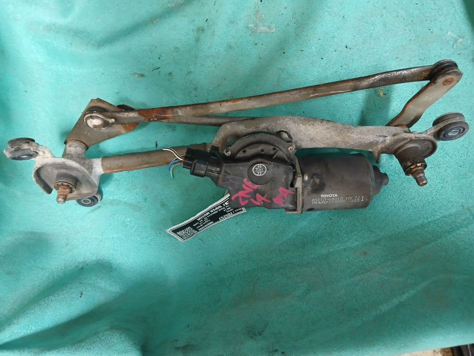 [F WIPER MOTOR]TOYOTA WISH ZNE14 2007 1ZZ-FE FF AT 4WD #0003247705257