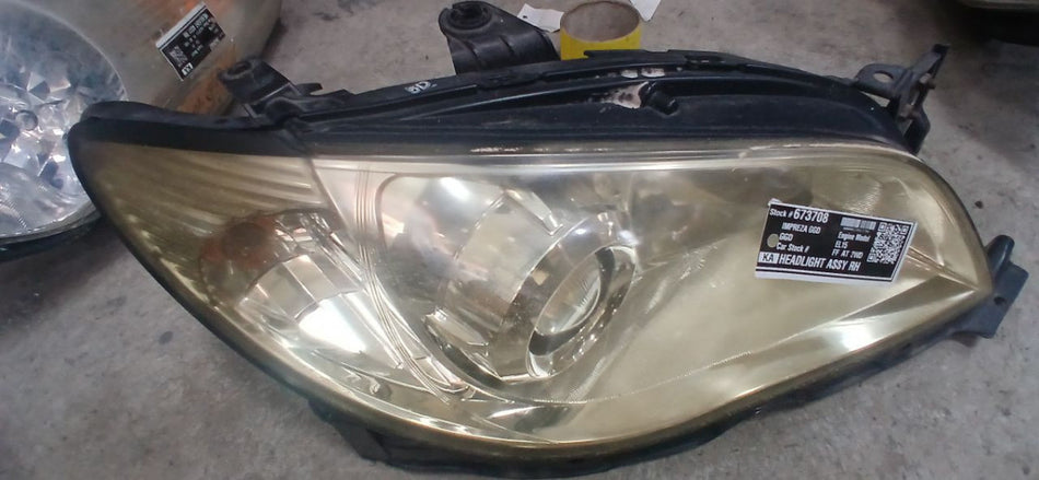 [HEADLIGHT ASSY RH]SUBARU IMPREZA GGD EL15 FF AT 2WD #0003245673708