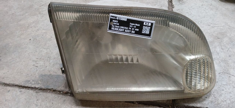 [HEADLIGHT ASSY RH]TOYOTA HIACE KZH116 1KZ-TE FR AT 4WD #0003243615060