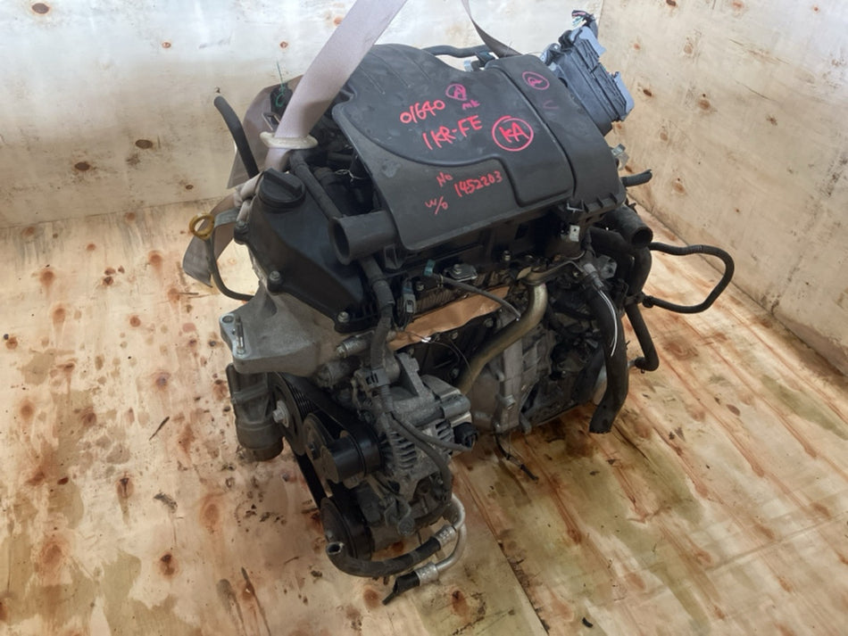 [USED ENGINE]TOYOTA VITZ KSP130 2014 1KR-FE FF AT 2WD #0003253856879