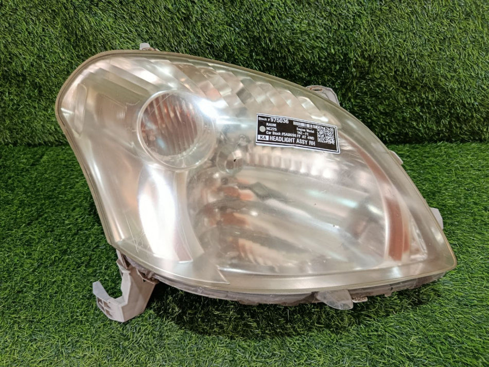 [HEADLIGHT ASSY RH]TOYOTA RAUM NCZ25 2007 1NZ-FE FF AT 4WD #000325A975036