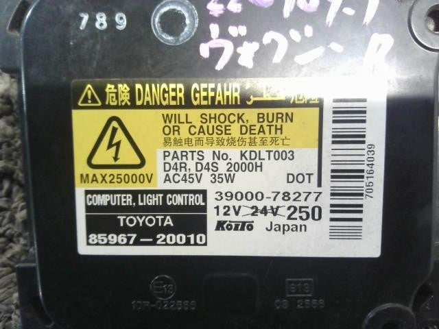 [Light control unit]TOYOTA VOXY ZRR70W 3ZR-FAE AT 2WD #0BD3253171967