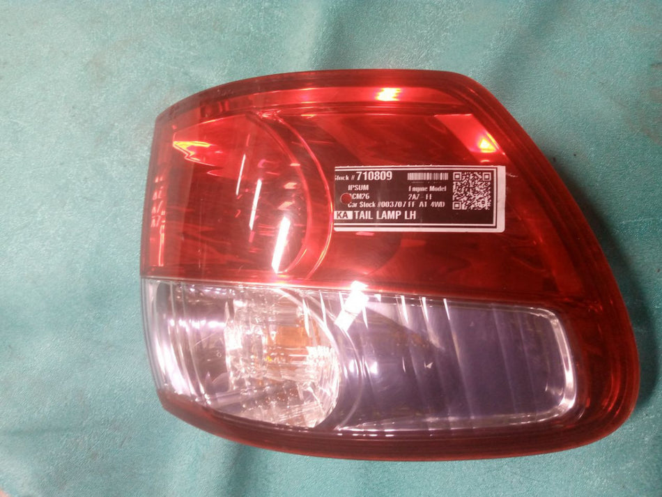 [TAIL LAMP LH]TOYOTA IPSUM ACM26 2005 2AZ-FE FF AT 4WD #0003247710809