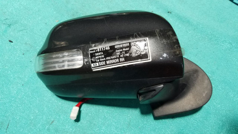 [SIDE MIRROR RH]TOYOTA SIENTA NCP81G 2009 1NZ-FE FF AT 2WD #0003251811746