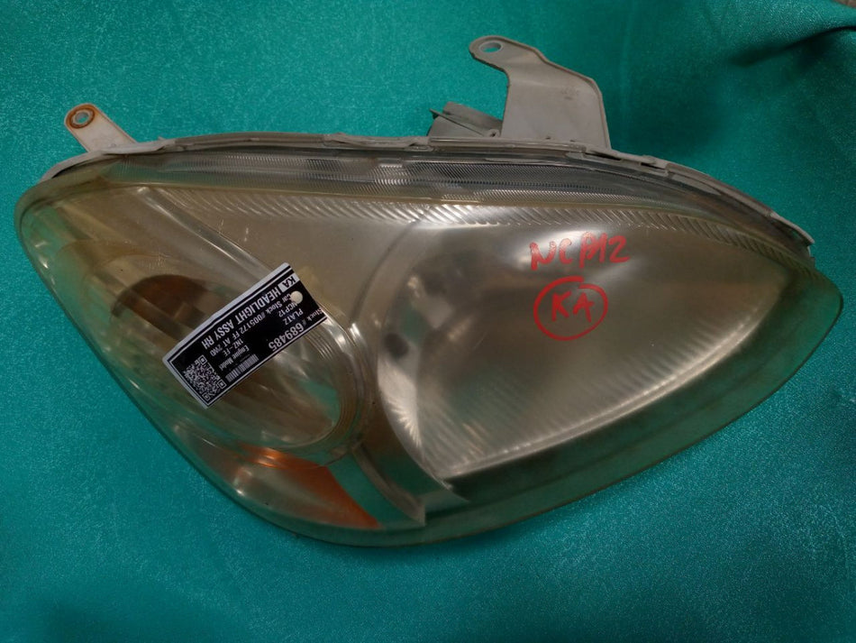 [HEADLIGHT ASSY RH]TOYOTA PLATZ NCP12 2003 1NZ-FE FF AT 2WD #0003246689485