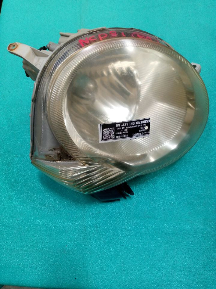 [HEADLIGHT ASSY RH]TOYOTA SIENTA NCP81 2006 1NZ-FE FF AT 2WD #0003247716898